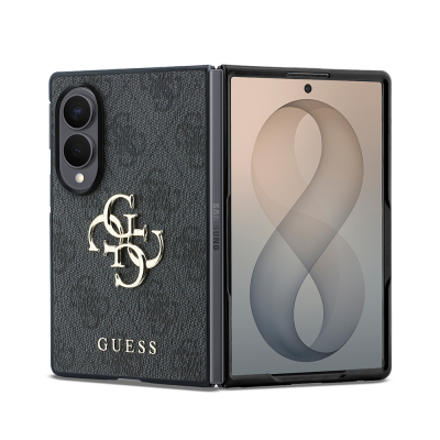 Guess Galaxy Z Fold 8 Case Original Licensed 4G Design Large Metal 4G and Text Logo Cover - 8