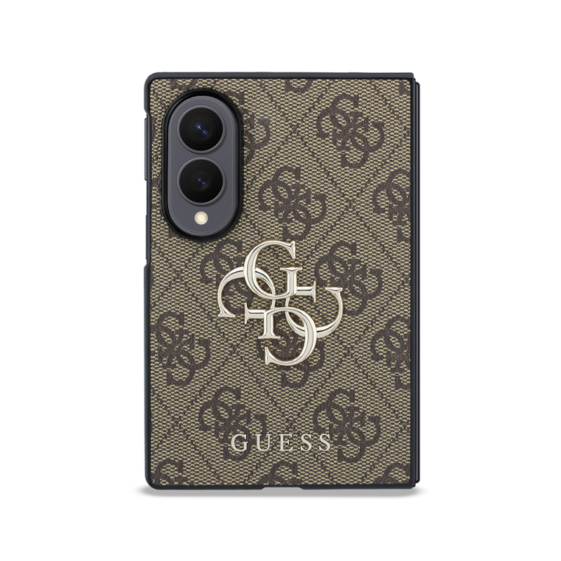 Guess Galaxy Z Fold 8 Case Original Licensed 4G Design Large Metal 4G and Text Logo Cover - 16