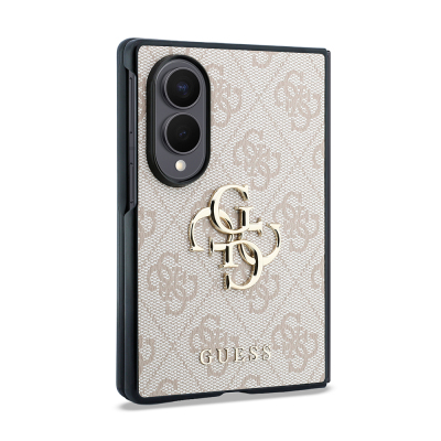 Guess Galaxy Z Fold 8 Case Original Licensed 4G Design Large Metal 4G and Text Logo Cover - 24