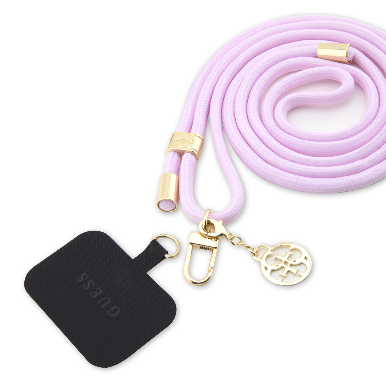 GUESS Metal Logolu Cep Telefonu Askı İpi - Lila