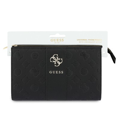 Guess Officially Licensed Handbag with Shoulder Strap, Featuring Peony and 4G Patterns, Stripe Detail, and Metal Logo - 7