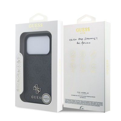 Guess Officially Licensed M-Safe Compatible Small 4G Classic Case for Apple iPhone 18 Pro - 8