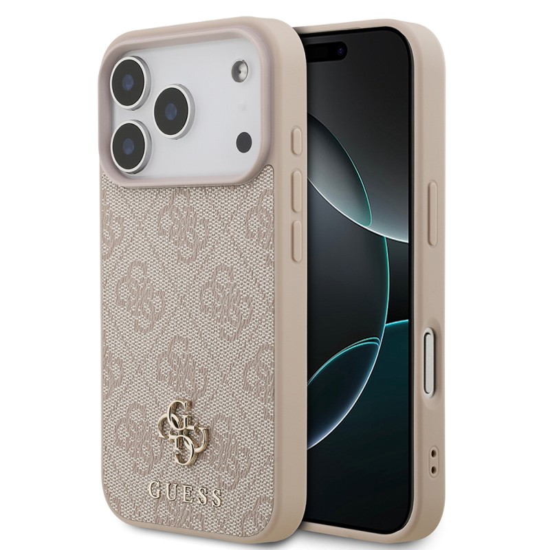 Guess Officially Licensed M-Safe Compatible Small 4G Classic Case for Apple iPhone 18 Pro - 9