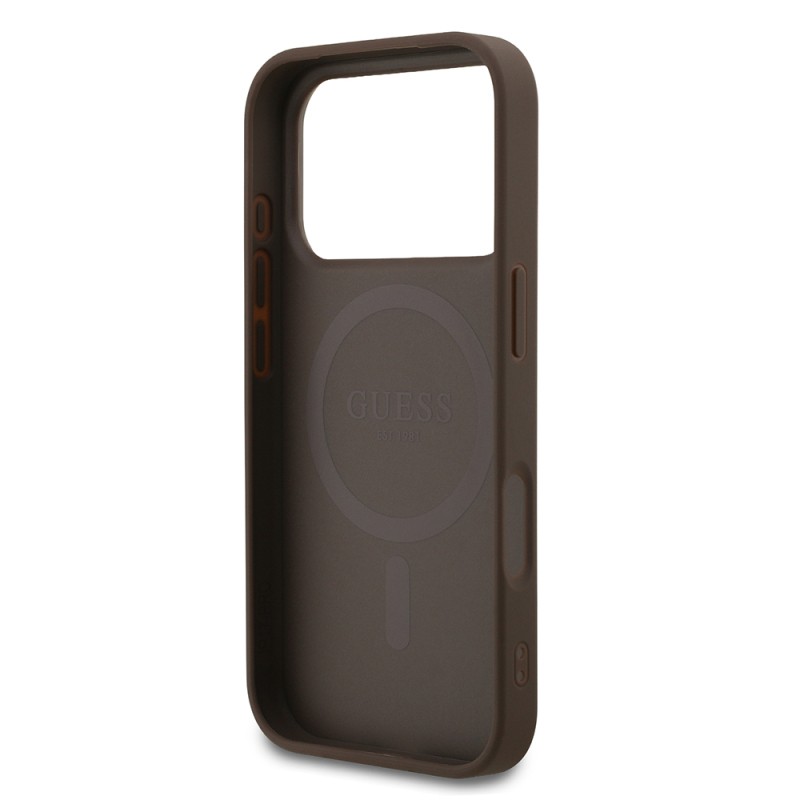 Guess Officially Licensed M-Safe Compatible Small 4G Classic Case for Apple iPhone 18 Pro - 23
