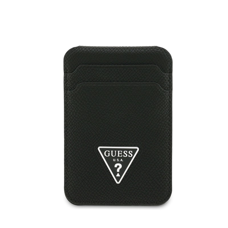 Guess Original Licensed 2 Chamber Triangle Logo Stand Magnetic Card Holder - 4