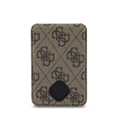 Guess Original Licensed 4G Case with Logo and Text for Apple iPhone 18 Pro Max + Card Holder + Lanyard 3-in-1 Accessory Set - 21