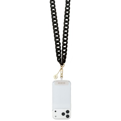 Guess Original Licensed 4G Metal Logo Large Chain Crossbody Phone Strap 120cm - 4