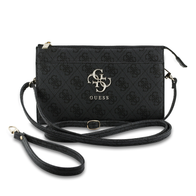 Guess Original Licensed 4G Patterned Large Metal Logo Shoulder Bag - Guess