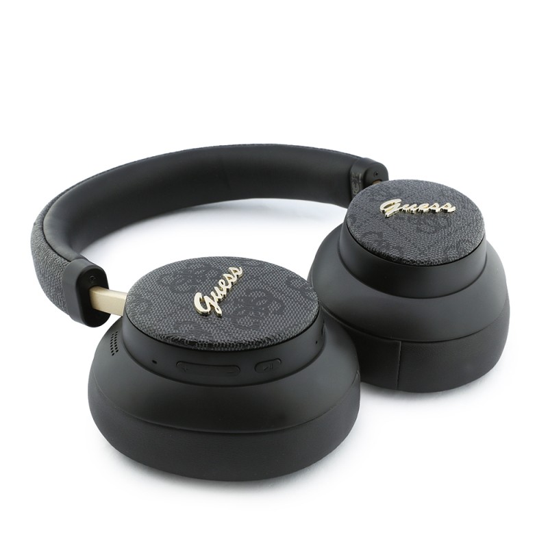 Guess Original Licensed 4G Patterned Metal Logo In-Ear TWS Earbuds and Over-Ear Earbuds 2-in-1 Set - 3