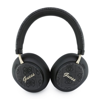 Guess Original Licensed 4G Patterned Metal Logo In-Ear TWS Earbuds and Over-Ear Earbuds 2-in-1 Set - 4