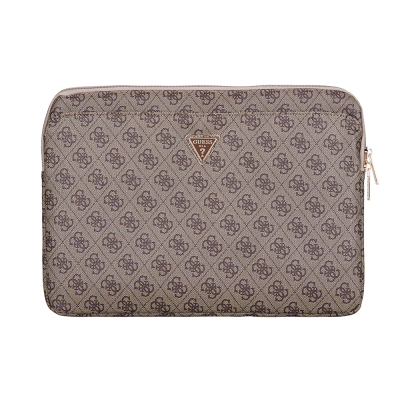 Guess Original Licensed 4G Patterned Triangle Logo 14-inch Laptop Bag - Guess