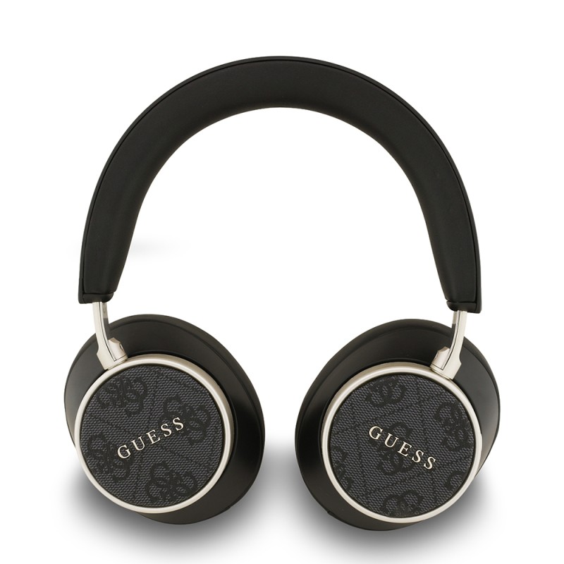 Guess Original Licensed Adjustable 4G Patterned Metal Classic Logo Over-Ear Bluetooth Headphones - 6