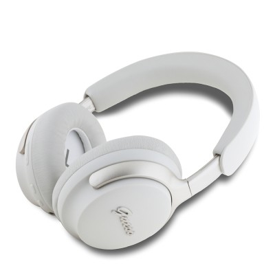 Guess Original Licensed ANC/ENC Featured Metal Text Logo Script Series On-Ear Bluetooth Headset v5.4 - 4