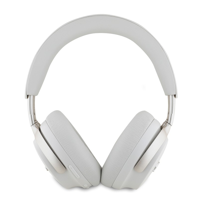 Guess Original Licensed ANC/ENC Featured Metal Text Logo Script Series On-Ear Bluetooth Headset v5.4 - 5