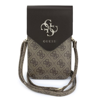 Guess Original Licensed Crossbody Bag V Flap 4G Pattern Large Logo Card Holder - 1