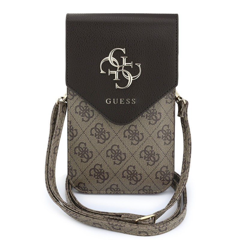 Guess Original Licensed Crossbody Bag V Flap 4G Pattern Large Logo Card Holder - 1