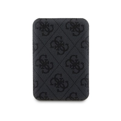 Guess Original Licensed Digital LED Indicator PU Leather 4G Patterned Metal Text Logo Powerbank 5000mAh 15W - 6