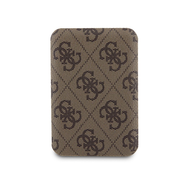 Guess Original Licensed Digital LED Indicator PU Leather 4G Patterned Metal Text Logo Powerbank 5000mAh 15W - 8