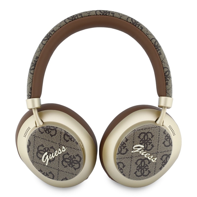 Guess Original Licensed ENC PU 4G Patterned Metal Logo Over-Ear Bluetooth Headphones v5.4 - 14