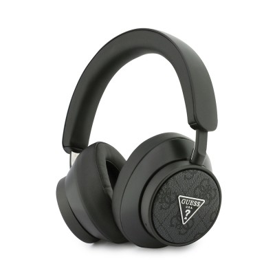 Guess Original Licensed ENC PU 4G Patterned Triangle Logo Over-Ear Bluetooth Headphones - 2
