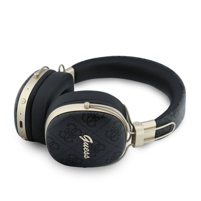 Guess Original Licensed ENC Technology PU 4G Patterned Metal Logo Over-Ear Bluetooth Headphones v5.4 - 7
