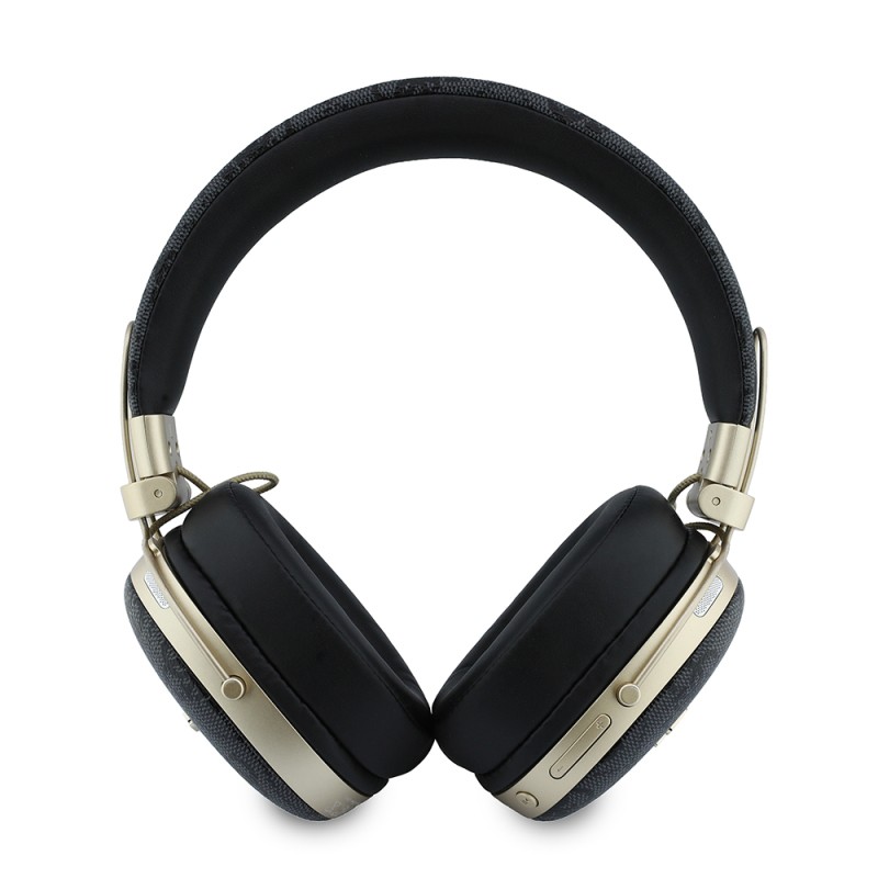 Guess Original Licensed ENC Technology PU 4G Patterned Metal Logo Over-Ear Bluetooth Headphones v5.4 - 5