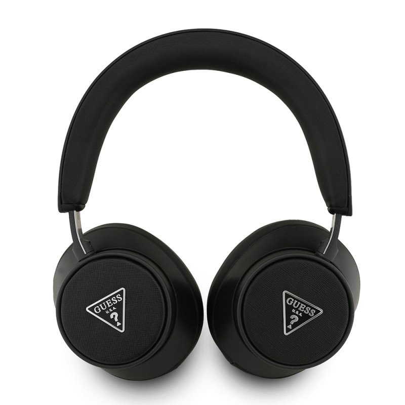 Guess Original Licensed ENC Triangle Logo Saffiano Over-Ear Bluetooth Headphones - 3