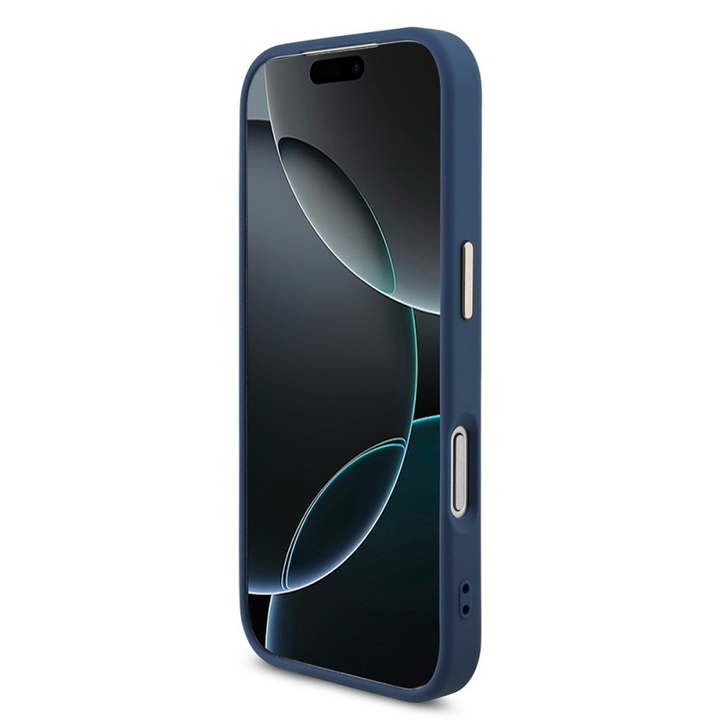 Guess Original Licensed Gold Metal Camera Frame Case with 4G Design and Large Metal Logo and Text - Apple iPhone 18 Pro Cover - 30