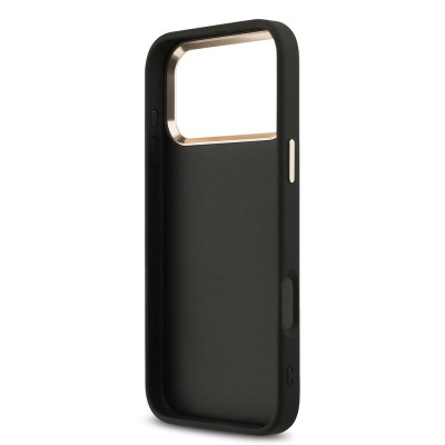 Guess Original Licensed Gold Metal Case with Camera Frame, 4G Design, Large Metal 4G and Text Logo for Apple iPhone 18 Pro Max. - 11