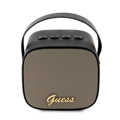 Guess Original Licensed Hanging PU Leather 5W Bluetooth Speaker with Text Logo - Guess