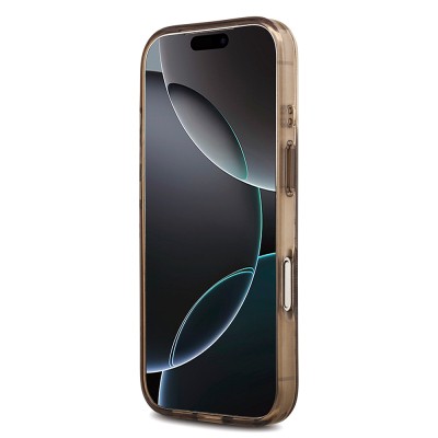 Guess Original Licensed M-safe Case for Apple iPhone 18 Pro with Charging Enablement, IML Peony and 4G Design, Classic Logo Cover. - 13