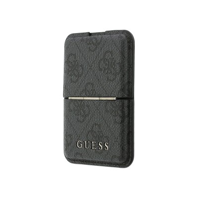 Guess Original Licensed Magnetic Stand 4G Pop-up Pattern Letter Logo PU Card Holder - 7