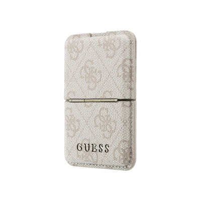 Guess Original Licensed Magnetic Stand 4G Pop-up Pattern Letter Logo PU Card Holder - 8