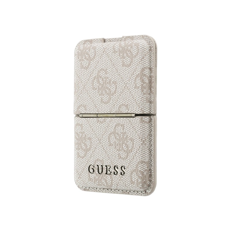 Guess Original Licensed Magnetic Stand 4G Pop-up Pattern Letter Logo PU Card Holder - 8