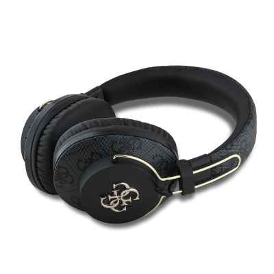Guess Original Licensed PU 4G Patterned Over-Ear Bluetooth Headset with Large Metal Logo - 8