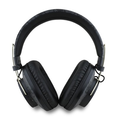 Guess Original Licensed PU 4G Patterned Over-Ear Bluetooth Headset with Large Metal Logo - 9