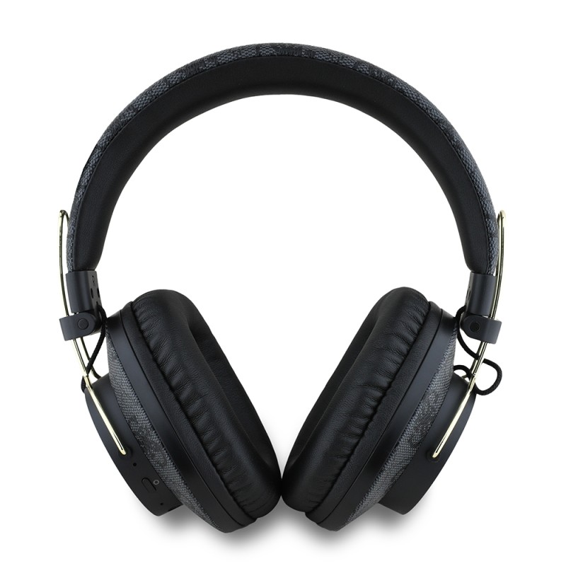 Guess Original Licensed PU 4G Patterned Over-Ear Bluetooth Headset with Large Metal Logo - 9
