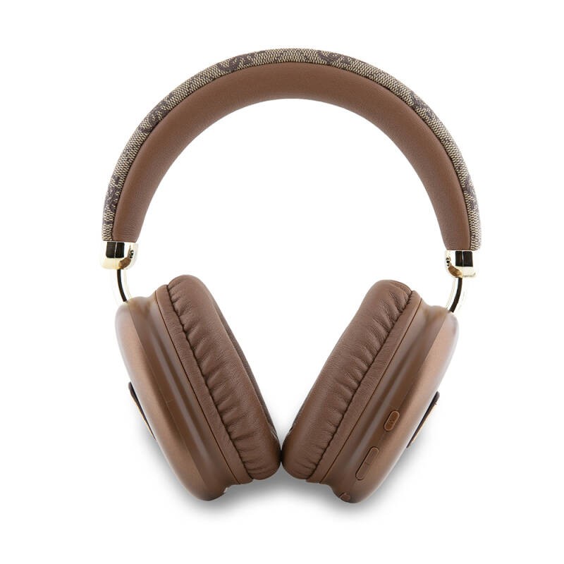 Guess Original Licensed PU 4G Patterned Triangle Logo Over-Ear Bluetooth Headset - 8