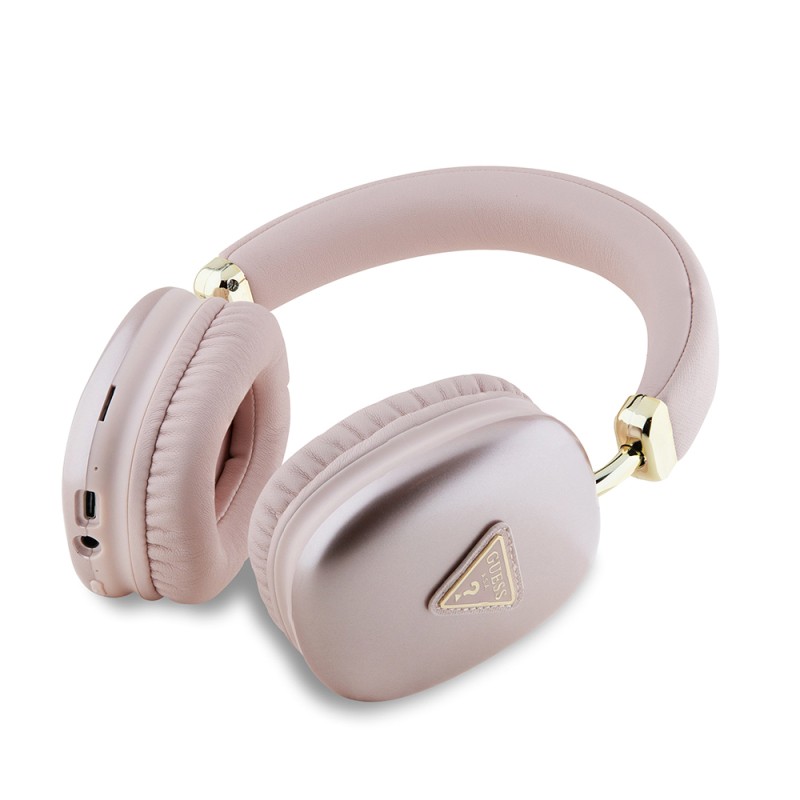 Guess Original Licensed PU Triangle Logo Over-Ear Bluetooth Headphones - 5