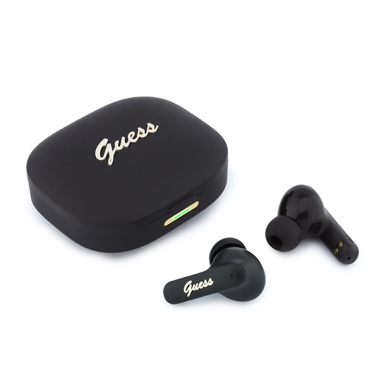 Guess Original Licensed Script Metal Logo TWS In-Ear Bluetooth Headphones - 1