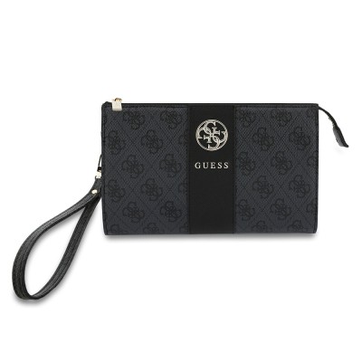 Guess Original Licensed Shoulder Strap 4G Pattern and Metal Logo Handbag - 4