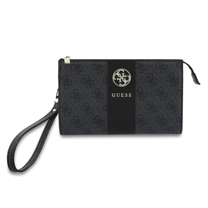 Guess Original Licensed Shoulder Strap 4G Pattern and Metal Logo Handbag - 4