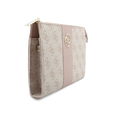 Guess Original Licensed Shoulder Strap 4G Pattern and Metal Logo Handbag - 10