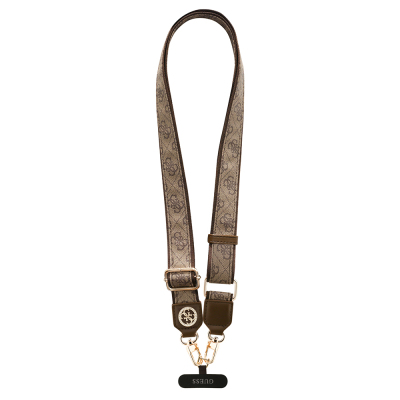 Guess Original Licensed Stoned 4G Metal Logo Crossbody Phone Strap 150cm - Guess