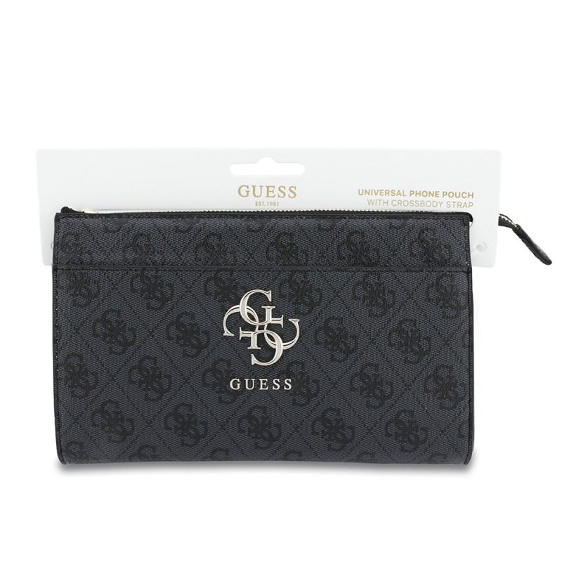 Guess Orjinal Lisanslı 4G Desenli Büyük Metal Logolu Omuz Askılı El Çantası - 7