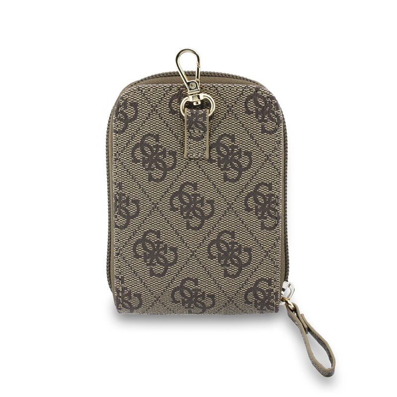 Guess Orjinal Lisanslı 4G Desenli Büyük Metal Logolu Omuz Askılı Purse El Çantası - 3