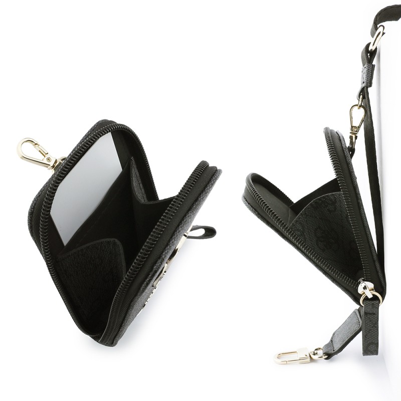 Guess Orjinal Lisanslı 4G Desenli Büyük Metal Logolu Omuz Askılı Purse El Çantası - 10