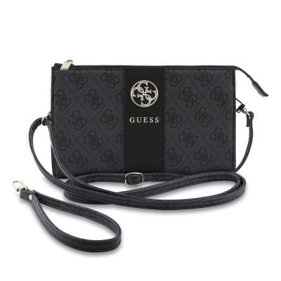 Guess Orjinal Lisanslı 4G Desenli Metal Logolu Omuz Askılı El Çantası - 2