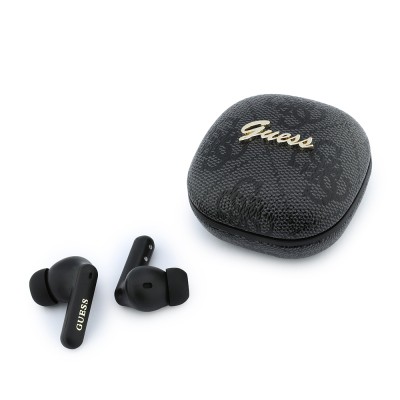 Guess Orjinal Lisanslı 4G Desenli Metal Yazı Logolu Kulak içi TWS Kulaklık ve Kulak Üstü Kulaklık 2in1 Set - 7