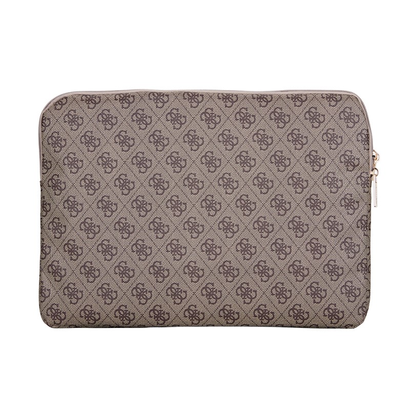 Guess Orjinal Lisanslı 4G Desenli Üçgen Logolu 14 inç Laptop Çantası - 2